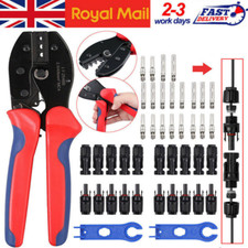 Solar Crimp Tool Connector Spanner PV Crimper Wire Stripper Crimping Pliers