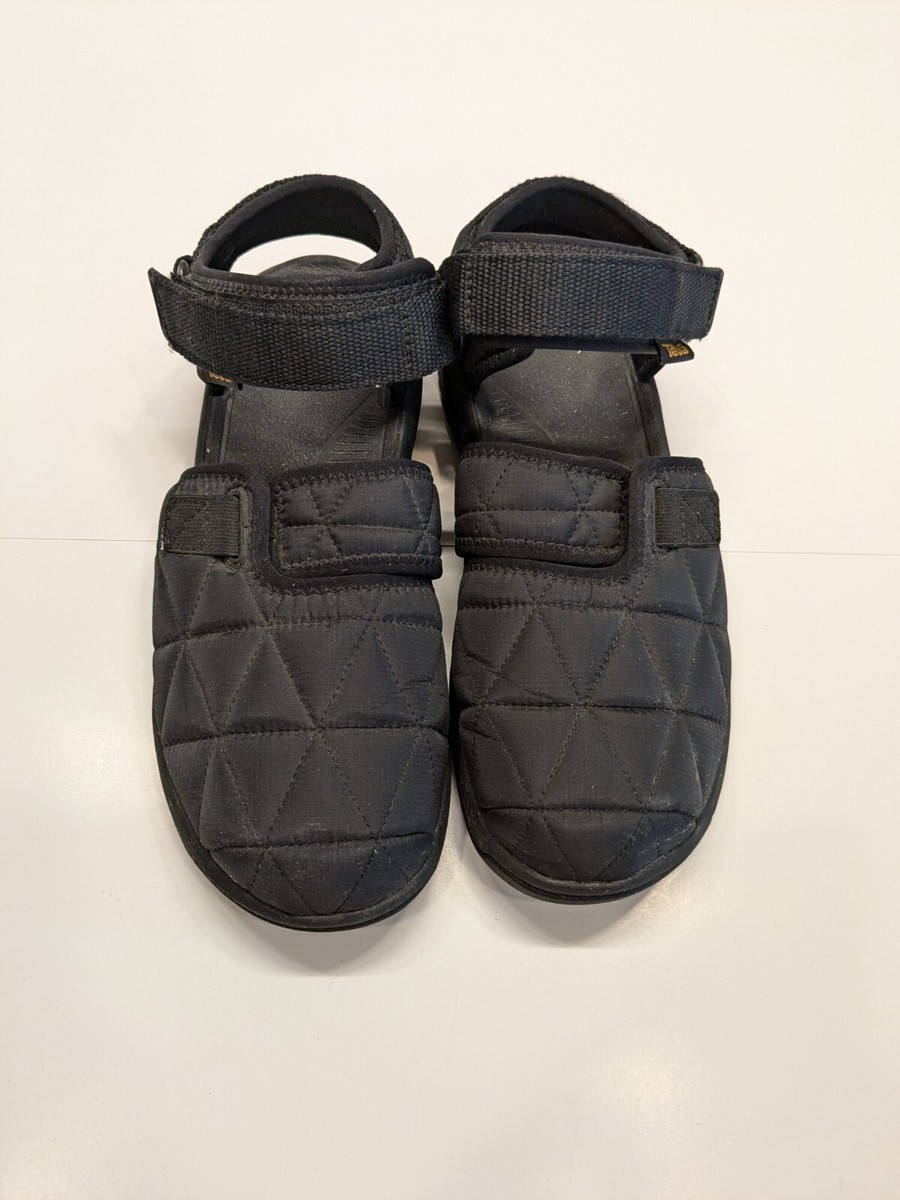 Teva Hurricane Hybrid Sandals Men 10 Black Closed Toe Ripstop - Main Image