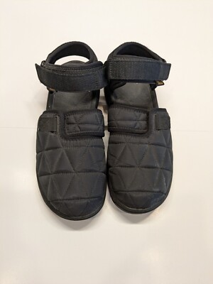 Teva Hurricane Hybrid Sandals Men 10 Black Closed Toe 