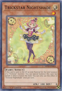 Trickstar Nightshade - MP19-EN004 - Common - 1st Edition x3 - Near Mint