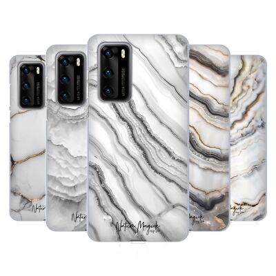 OFFICIAL NATURE MAGICK METAMORPHIC MARBLE SOFT GEL CASE FOR HUAWEI PHONES 4