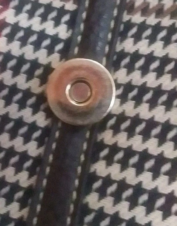 Bolso de hombro/mano Chaps Est 1978 de tela a cuadros pata de gallo para mujer 12"L×4"W×7"H Foto 4 de 4