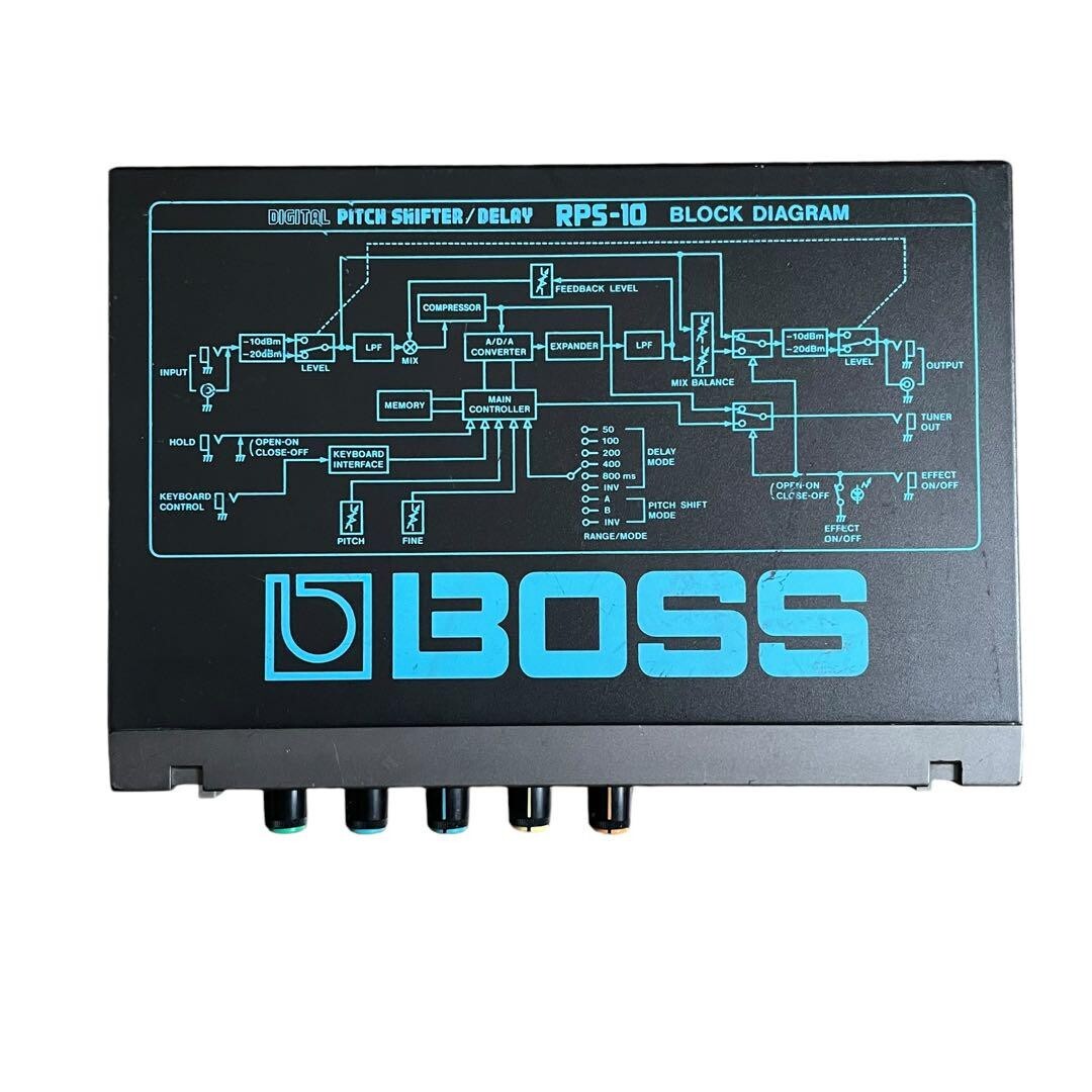 BOSS RPS-10 Digital Pitch Shifter Delay Block Diagram Guitar