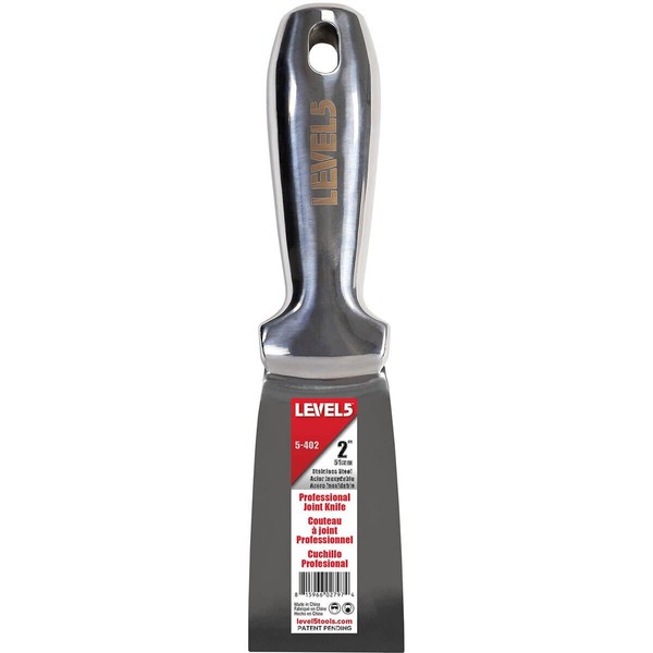 "LEVEL5 Spachtel Ganz Aus Edelstahl Profi 2\"/51Mm Malerspachtel Trockenbau 5-402"-image