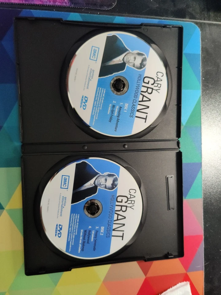 Cary Grant Hollywood Classics 4 Movies (Amazing Adventure, His Girl Friday ...) - Image 3 of 4