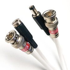 1ft - 100ft Solid Copper CCTV Security Camera Coaxial Cable RG-59 BNC Connectors