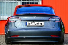 Cup Diffusor Ansatz für Tesla Model 3 + Performance Heck Stoßstange Heckansatz