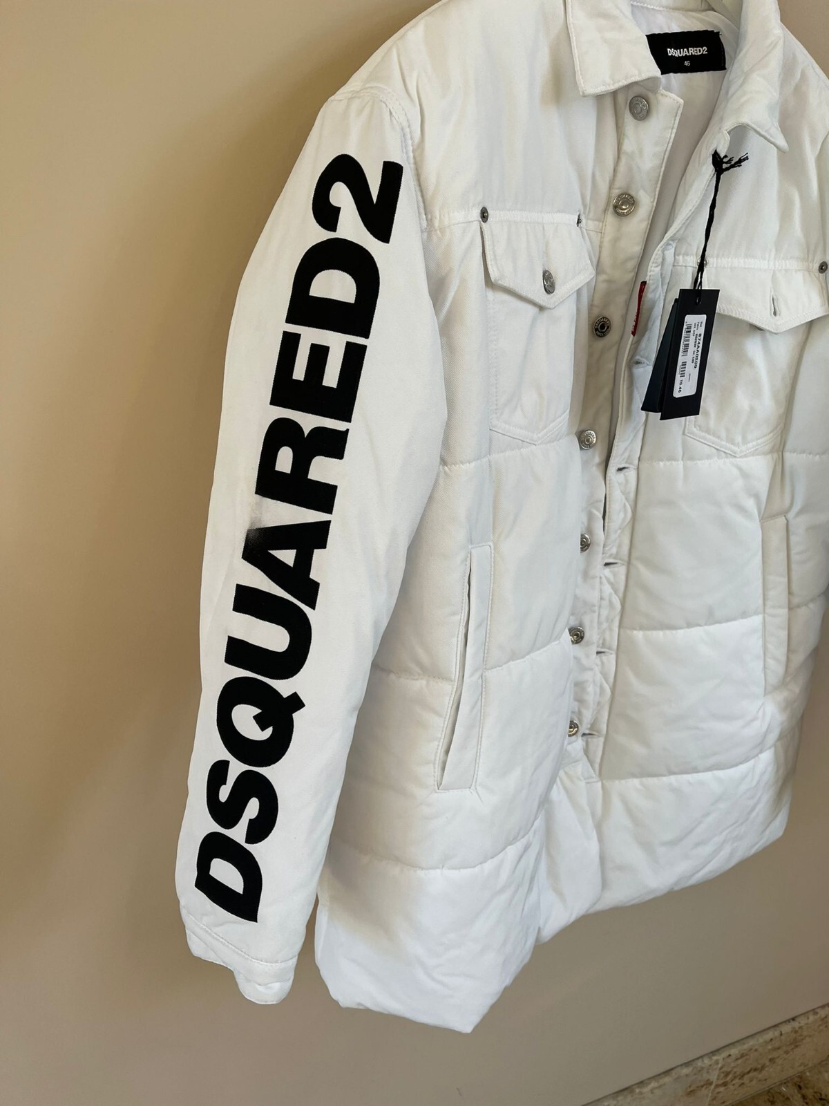 Dsquared2 , Padded Outerwear in White , BNWD 46 image 6