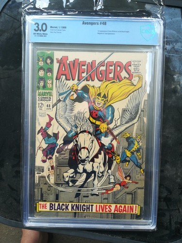 The Avengers # 48  1968 Marvel Dane Whitman Becomes The Black Knight Graded 3.