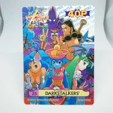 25 Darkstalkers Vampire HUNTER SCRASH CARD 1996 BANDAI JAPAN CAPCOM Arcade 12