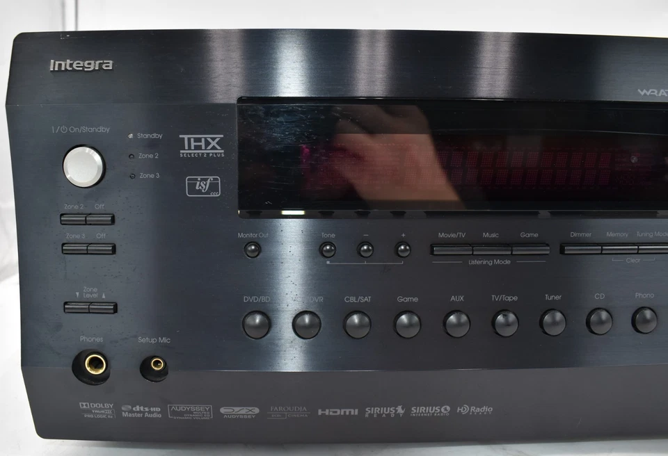 Integra DTR-50.1 7.2 Channel Home Theater A/V Receiver DTR50.1 - Power-On Tested - Image 4 of 4