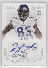2013 Panini National Treasures Rookie Signatures 99/99 Rodney Smith Auto 0s3