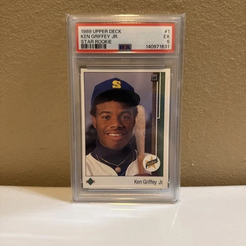 1989 Upper Deck - Ken Griffey Jr #1 (RC), PSA 5