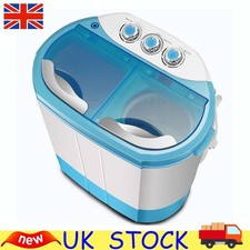 4.5 kg Portable Twin Tub Washing Machine Spin Dryer Compact Laundry Washer