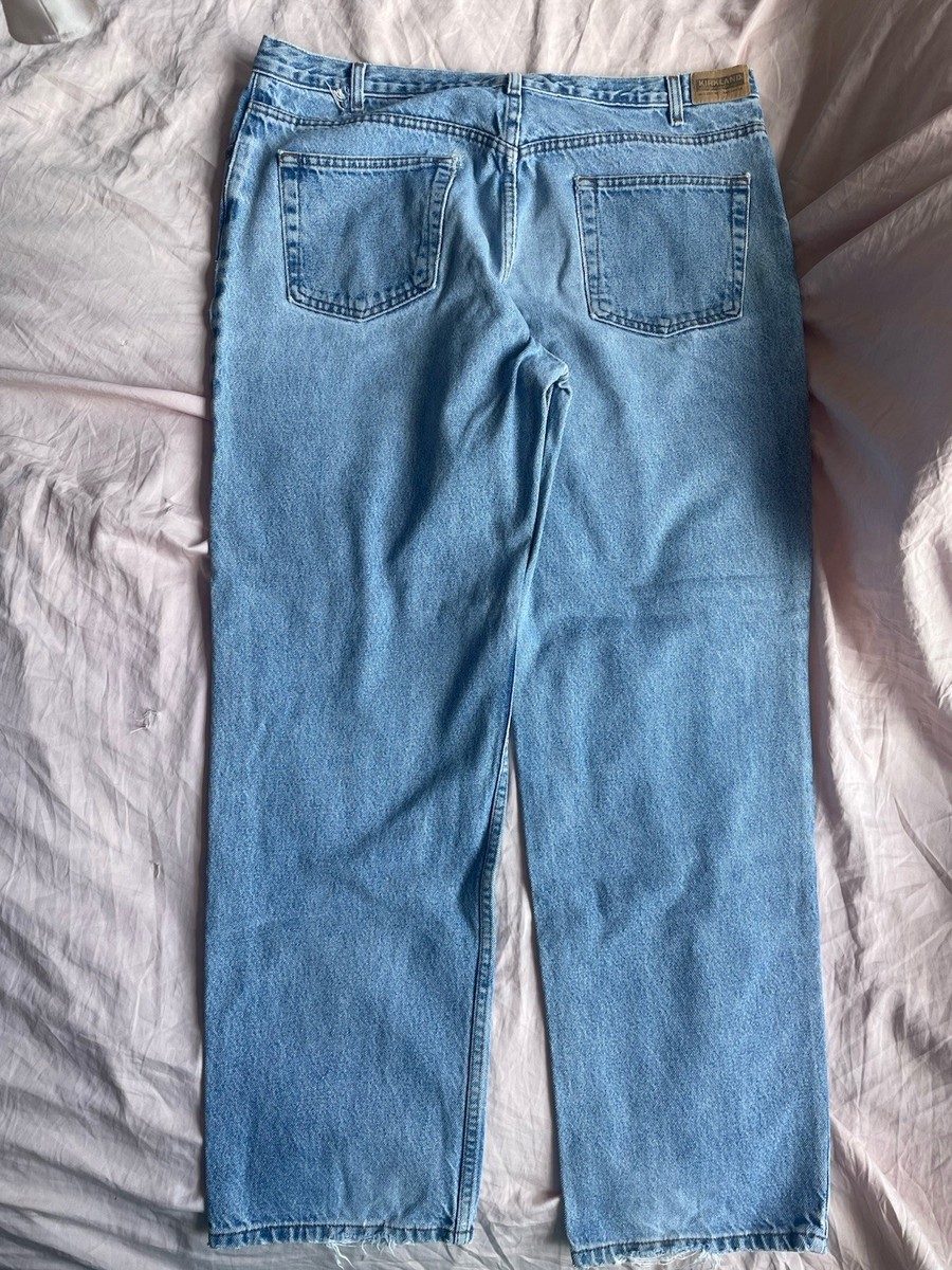 Kirkland Signature Men’s Denim Blue Jeans Sz 38 X 32