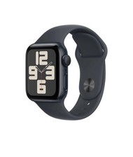 Apple Watch SE 40mm Midnight Aluminum Case with Sport Band, S/M GPS NEW