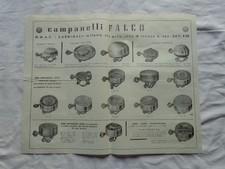 CAMPANELLI FALCO OMAC EDOARDO BIANCHI P. MAZZARA PESCARA DEPLIANT BICI EPOCA
