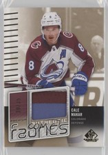 2022-23 Upper Deck SP Game Used Authentic Fabrics 30/35 Cale Makar Patch 00d2