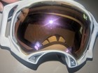 Oakley A-Frame Ski Snowboard Goggles White Frame Reflective Iridium Lens Mens — photo 4
