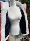 Tommy Hilfiger Women's Sherpa Teddy White Full Zip Winter Jacket Size Medium — photo 10