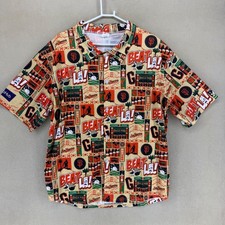 San Francisco Giants Baseball Aloha Hawaiian Shirt XL Beat LA Oracle Park Print