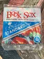 Vintage Tie Dye Book Sox Cover New In Package Stretchy Book Cover RETRO VIBE