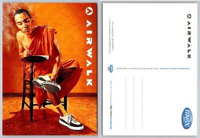 AIRWALK ''Monk in Sneakers'' Max Racks Advertising Postcard 1990s Y2K