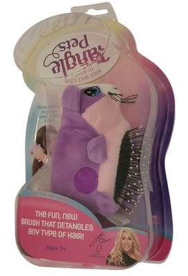 NEW Tangle Pets Detangling Hair Brush   Plush Toy Handle   Kids Hair Brush   Age
