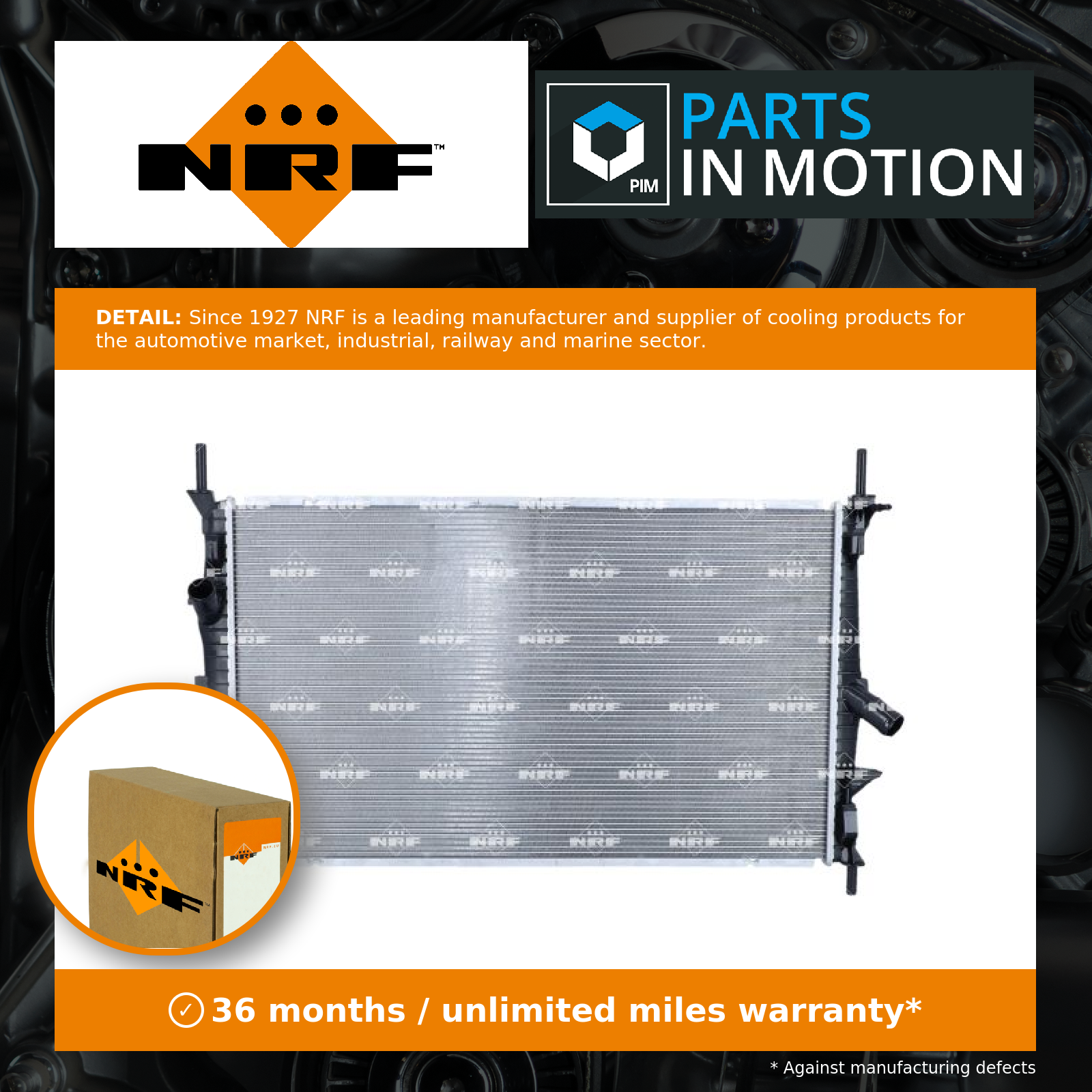 Radiator fits FORD TRANSIT V363 2022 on NRF 1771533 1776889 1789645 BK218005CA
