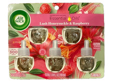 Air Wick Plug-In Scented Oil Air Freshener Warmer Refill Honeysuckle Raspberry