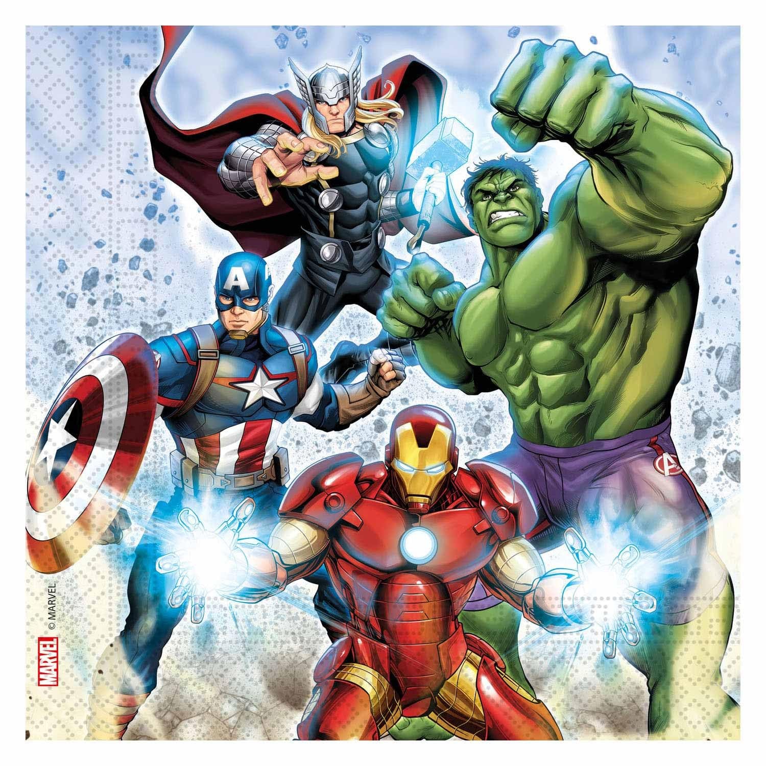 Procos - Paper Napkins FSC Marvel Avengers Infinity Stones 33x33cm Double Veil 3290₽