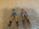 2 Vtg 1981 HE-MAN MASTERS OF THE UNIVERSE Teela Evil-Lyn Doll FIGURE Tiawain