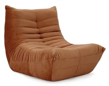 Vesgantti Togo Fireside Lounge Chair, Soft Suede, Premium Foam, Lazy Floor Sofa
