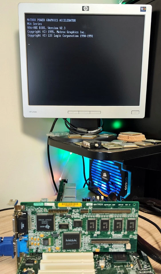 Matrox Millenium 4MB PCI MGA-MIL/4B 590-05 MGA-2064W VGA Vintage Graphics Card - Image 4 of 4