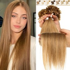 Real Hair Extensions Fusion Pre Bonded Keratin Nail U Tip 100 Remy Human 150PCS