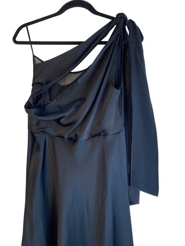 Diane von Furstenberg Shoulder Knot Slip Gown Long Dress Size 12 NWT - Picture 6 of 8