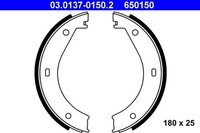 NEU - ATE 03.0137-0150.2 Bremsbackensatz, Feststellbremse FüR BMW