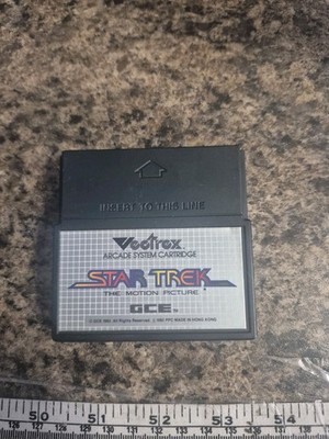 Vectrex Star Trek the Motion Picture game cartidge only tested