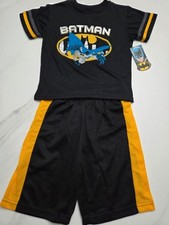 Batman Boys 2-Piece Outfit Set Size 4T New with Tags Shirt  Shorts DC Comics