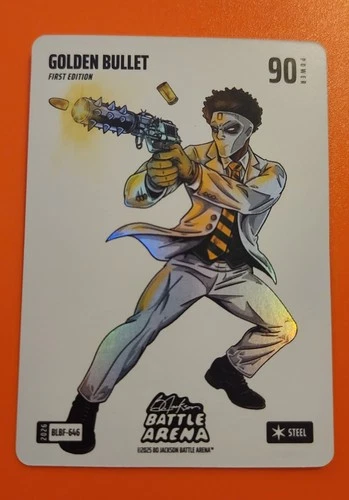 2026 Bo Jackson Battle Arena Golden Bullet Icon Battle Foil Steel White