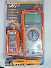 Klein Tools Test Kit Set - Includes  GFCI Tester, Voltage Tester, and Multimeter
