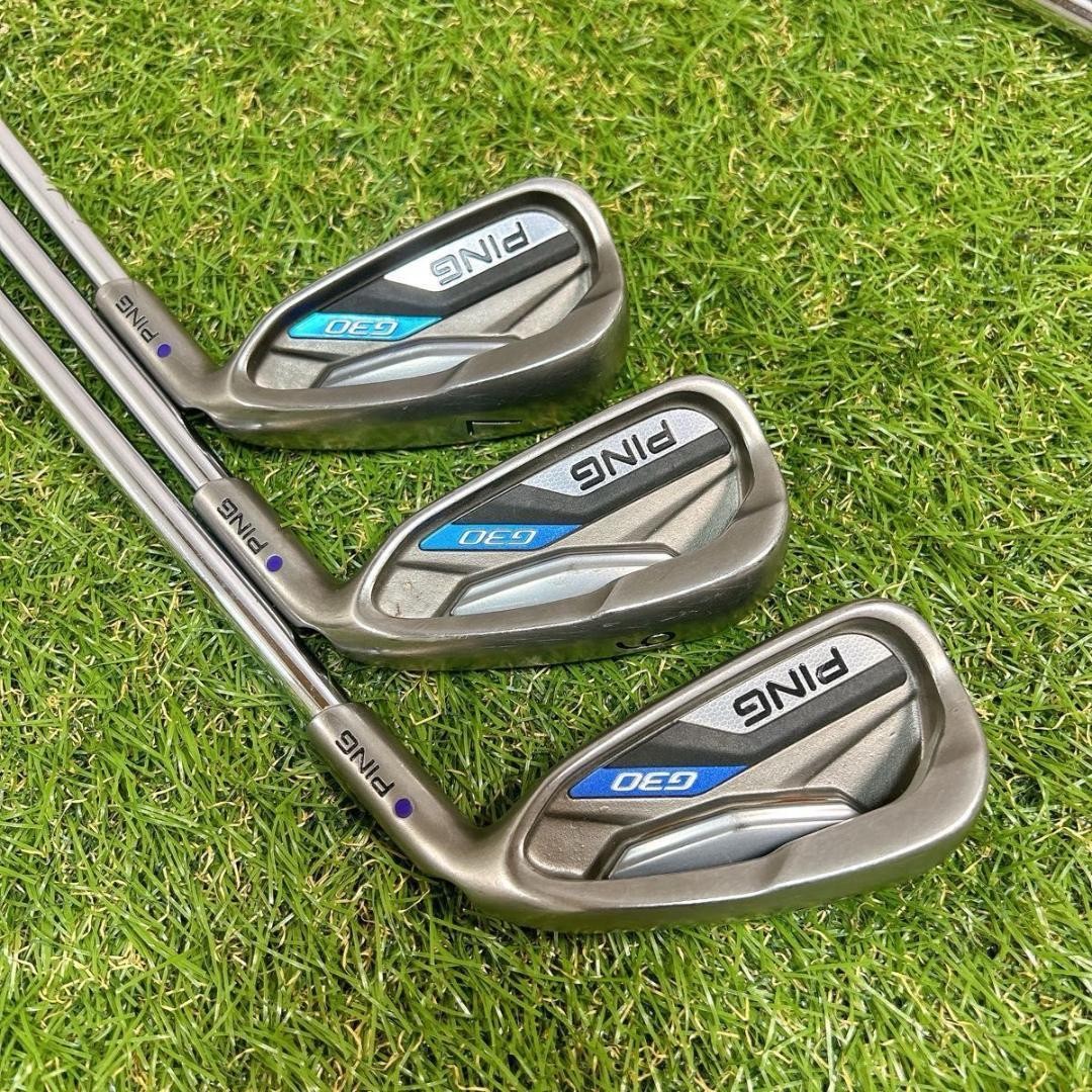 クラブ PING - PING G30 UT4 CFS S G（PING） 名器 ピン PING G30 アイアン 黒ドット #5-9,W,U,S,L
