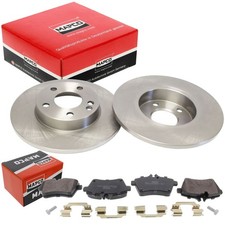 MAPCO BREMSSCHEIBEN 276mm + BREMSBELÄGE SATZ VORNE passend für MERCEDES A-KLASSE