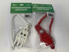 Bluewing Outrigger Halyard Pulley Lock with Snap Swivel Offshore Fishing TRIPLE