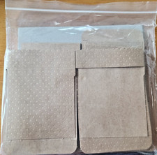 Stampin' UP Scalloped Kraft Treat Gift Boxes Food Safe 3 1/2 " cube FREE SHIP 