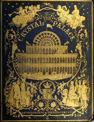Crystal Palace 1851 Vintage Great Exhibition Interior Engraving Wall Art