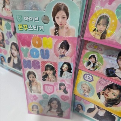 Jang Wonyoung Diary Phone Deco Stickers IVE Kpop Waterproof HD Idol Goods Korean