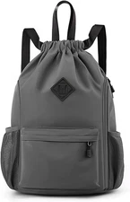 Valleycomfy Waterproof Drawstring Gym Backpack Bag for Men & Women,Sports Gym Ba