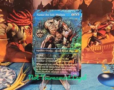 FTP Namor, The Sub-Mariner Foil Borderless MTG Marvel