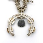 Signed Southwest Sterling Fire Agate Squash Blossom 34in Necklace #S5206-2 — photo 6